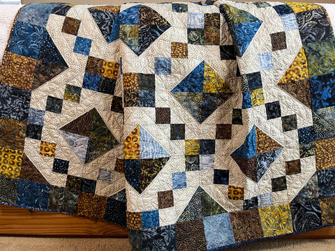 Handmade Patchwork Batik Quilt