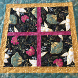 Table Topper Floral Asian Inspired