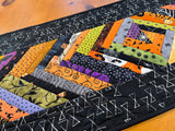 Halloween Quilted Table Runner Braid Design Home Decor