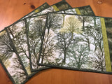 Placemats Set of 4 Nature Trees Kitchen Decor