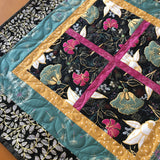 Table Topper Floral Asian Inspired